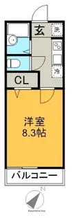 1Kの間取り画像