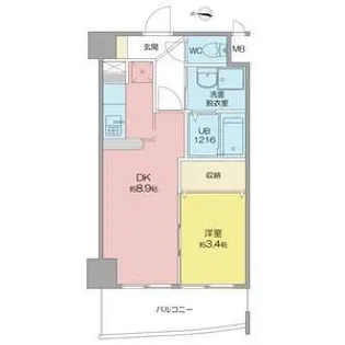 South Valley【5階】の間取り