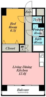 アピエ黄金【6階】の間取り