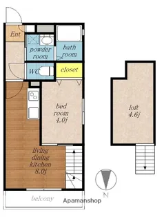 FELICE【4階】の間取り