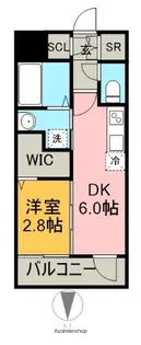 エステムコート名古屋TWIN EAST.【7階】の間取り