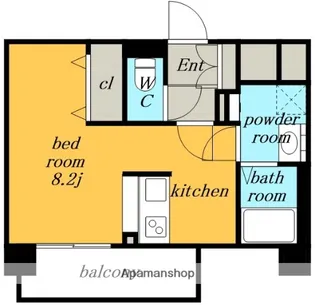 SHOKEN RESIDENCE名古屋太閤通.【3階】の間取り
