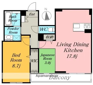 ラ クレール.【1階】の間取り