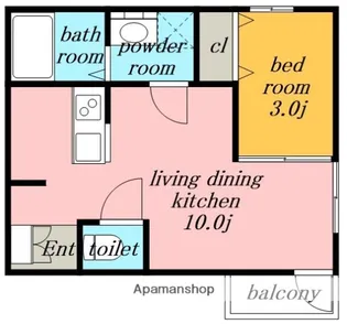 HARE【1階】の間取り
