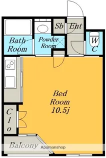 SPACE CUBE HONJIN.【4階】の間取り