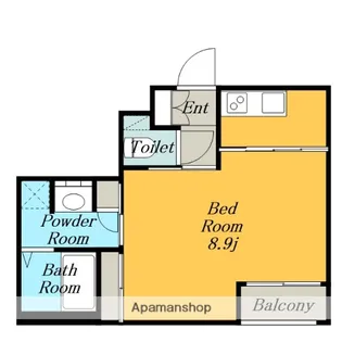 SPACE CUBE HONJIN.【2階】の間取り