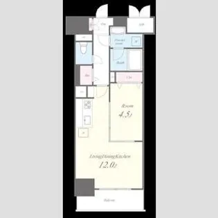 アローム ドゥ ジョア【6階】の間取り