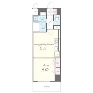 パルファン ドゥ ジョア【3階】の間取り