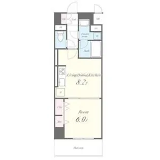 パルファン ドゥ ジョア【2階】の間取り