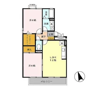 メゾン幸【3階】の間取り