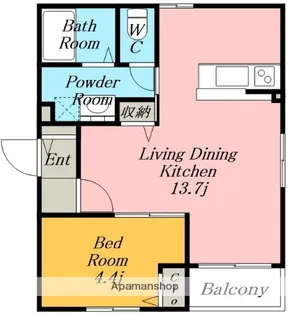 アークレジデンス中村日赤【1階】の間取り