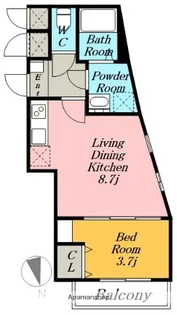 Cherim並木【1階】の間取り