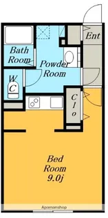 クレストタップ名古屋ウエスト.【3階】の間取り