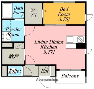 ゼフィール.【3階】の間取り