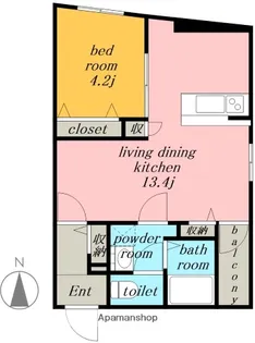 (仮称)中村区大日町AP 新築【1階】の間取り