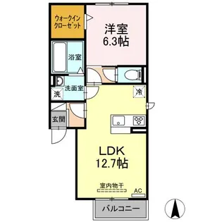ラベルヴィ【2階】の間取り