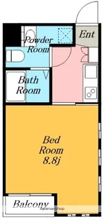 アップルスクエア.【2階】の間取り