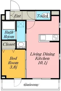 プランドールK.【1階】の間取り