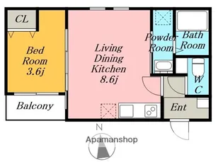大旺スクエア.【3階】の間取り