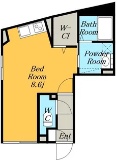 リヴシティ中村公園.【4階】の間取り