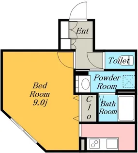 リヴシティ中村公園.【4階】の間取り