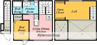 ESPRESSO岩塚.【2階】の間取り