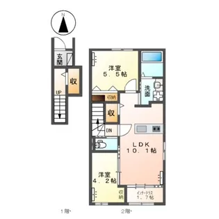ベル・ボヌール【2階】の間取り