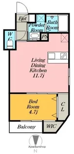 CIEL(シエル)【1階】の間取り