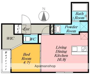 Ciel【1階】の間取り