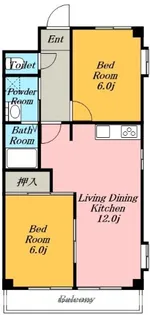 コーポラス小出【5階】の間取り