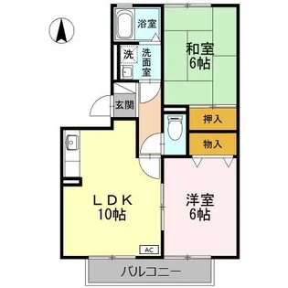 メゾン・ド・ルミエール A【1階】の間取り