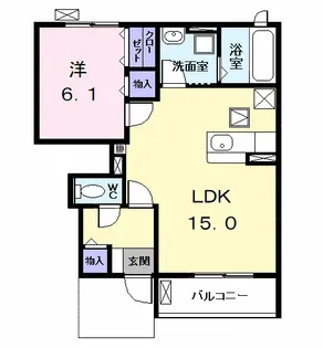 LE REVE(ルレーブ)【1階】の間取り