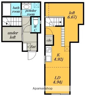 RADIANCE名駅本陣Ⅱ.【3階】の間取り