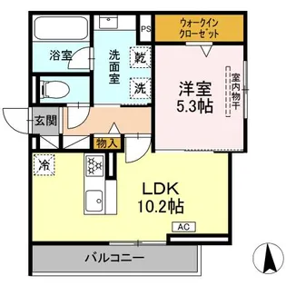 セレスティア藤江町【3階】の間取り