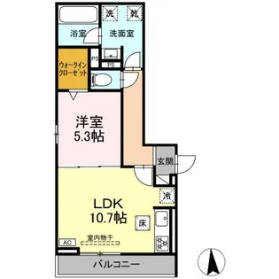 セレスティア藤江町【1階】の間取り