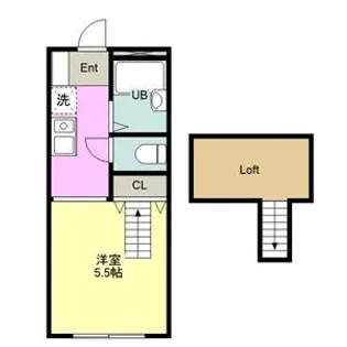 リバーサイドアーバングリーン【2階】の間取り