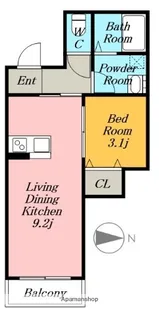 LECOCON甚目寺Ⅱ.【1階】の間取り