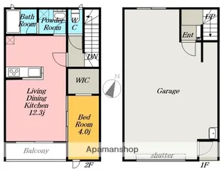 BACK DATE FORT.【2階】の間取り
