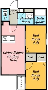 CEDRE中村公園【4階】の間取り