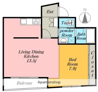 ARKPOINT.「アークポイント」【8階】の間取り