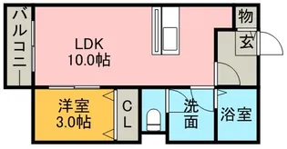 ロイヤルシティー【1階】の間取り