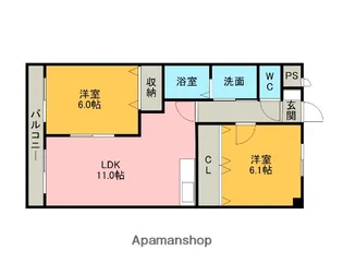 ソフィア【302号室】の間取り