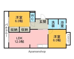 ソフィアコート【201号室】の間取り