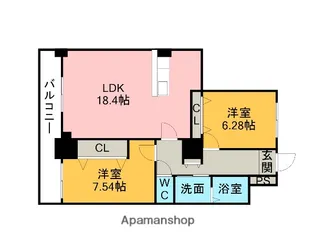 ARDEA【17階】の間取り