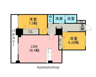 ARDEA【17階】の間取り