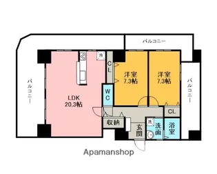 ARDEA【21階】の間取り