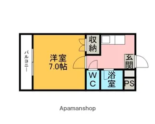 アドマイアN【201号室】の間取り