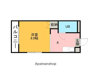 オックス92【101号室】の間取り