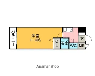 フォルマ・アルディート【801号室】の間取り