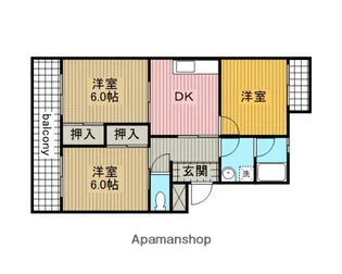 PASTORAL Ⅱ【101号室】の間取り